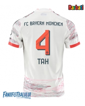 Bayern Munich Jonathan Tah #4 Tricou Fotbal Replică 2025-26 Barbati Deplasare